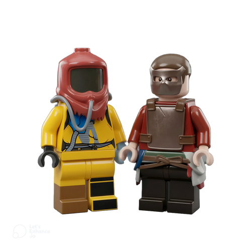 RUST Minicopter Set w/ 2 Mini Figures