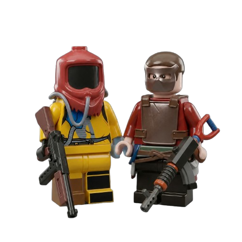 RUST Minicopter Set w/ 2 Mini Figures